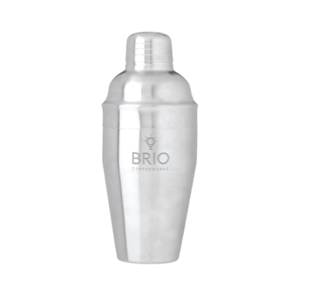 Brio Stainless Steel Mini Cocktail Shaker - 10oz
